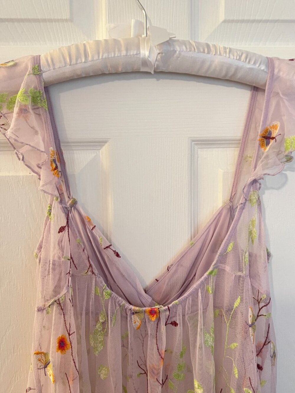 Free People Daphne Embroidered Slip - XS - Picture 4 of 7